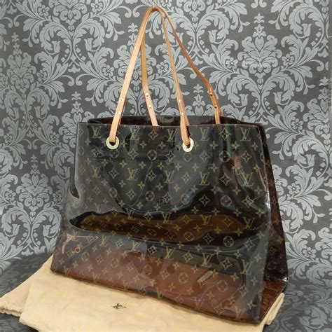 louis vuitton clear bag etsy|Louis Vuitton plexiglass bag.